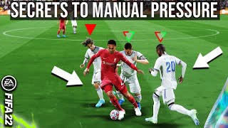 SECRETS TO quotMETAquot MANUAL PRESSING TECHNIQUE THAT PROS USE TUTORIAL  FIFA 22 [upl. by Assisi]