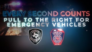 During an emergency every second counts Move to the right when you see an emergency vehicle [upl. by Sancho50]