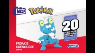 Froakie instructions  Pokémon  Bloks  Anleitung  HWR22  MEGA Construx [upl. by Mercola]