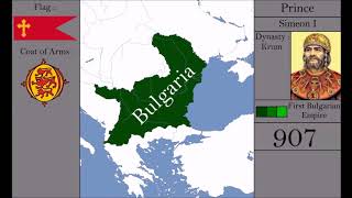 History of Bulgaria  Every Year [upl. by Hutson69]