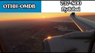 DOHADUBAI 737800 FLYDUBAI MSFS 2020 VATSIM LIVE OTHHOMDB [upl. by Ingaborg]