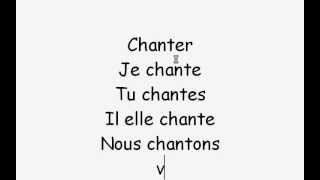 verbe chanter [upl. by Naerb]