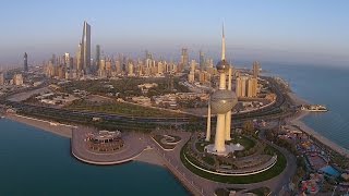 Kuwait City  Aerial Footage  تصوير جوي في مدينة الكويت [upl. by Gneh824]