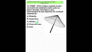 Matemática PP 2ª EM 1º bim 2023 q17 matemática ensinomédio provapaulista [upl. by Majka]