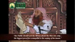 English Taqleed  Shaikh Zubair Ali Zai part 1 [upl. by Kurtzig]