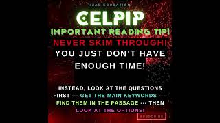 IMPORTANT CELPIP READING TIP [upl. by Forester]