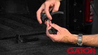 How to Change a Tail Clamp on a Gator TriFold Tonneau Cover at AutoCustomscom [upl. by Gokey414]