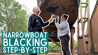 How to DIY BLACKING  Narrowboat Basics [upl. by Crandell174]