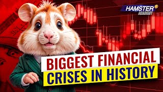 Top 3 biggest financial crises from the Great Depression to COVID19 ⚡️ Hamster Academy [upl. by Elbart45]