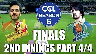 CCL6 Finals  Telugu Warriors vs Bhojpuri Dabanggs  2nd Innings Part 44 [upl. by Nenad838]