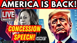 🚨“YOU’RE FIRED” Kamala Harris Concession Speech LIVE – Don’t Miss This [upl. by Anitsirk]