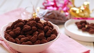 Idéee de cadeau gourmand  Amandes au chocolat  How to make almond chocolate اللوز ملبس بالشوكولا [upl. by Willtrude404]