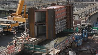 Annacis Island Wastewater Treatment Plant Channel Tiein [upl. by Morrill]