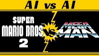 Wart CHALLENGE VS Mega Man Robot Masters  Mega Man amp Super Mario Bros 2 CPU Battle [upl. by Tap]