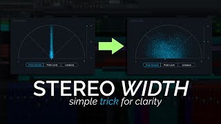 Stereo Width Production Trick For Clarity and Space [upl. by Maddox]