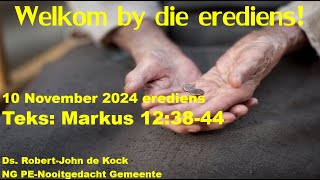 10 November 2024 erediens [upl. by Godred]