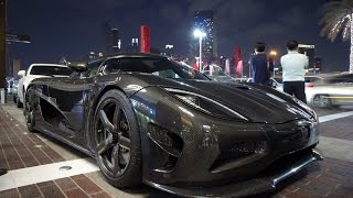 Koenigsegg Agera R in full carbon fibre Dubai [upl. by Yttisahc]