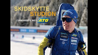 Skidskyttestudion  Resan mot VM  I samarbete med ATG [upl. by Lev605]