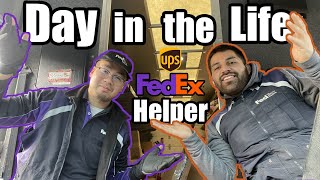 Working As A FedEx UPS Driver Helper During The Holiday Peak [upl. by Serafine]