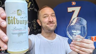 Bitburger Premium Pils 🍺 German Beer Review 🍻👍 [upl. by Anitsirhcairam]