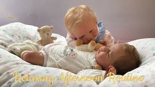 Reborn Roleplay Relaxing Reborn Afternoon Routine With Two Babies 🧸 Reborn Video Reborn Life [upl. by Kenric]