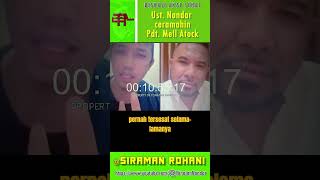 Ust Nandar ceramahin Pdt Mell Atock diskusiislamkristen yonatannandar pdtmellatock [upl. by Lanti]