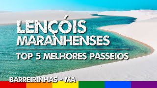 Lençóis Maranhenses Brasil Top 5 Melhores Passeios  O que fazer em Barreirinhas Maranhão [upl. by Zoa313]