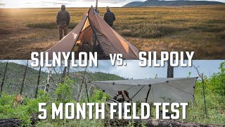 Silnylon vs Silpoly Field Test We left these tents outside in the sun for 5 months [upl. by Odrick]