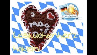 Lebkuchenherz häkeln ❤️ [upl. by Iliam497]