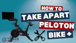 How to Safely Disassemble a Peloton Bike for Moving or Fitting in a Car [upl. by Adli330]