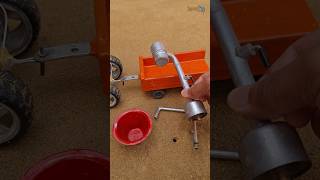 mini hand pump ideas diy mini motor water pump science project💦 [upl. by Yehs]