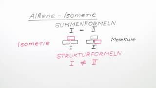 Isomerie von Alkenen  Chemie  Organische Chemie [upl. by Rayner]