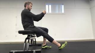 Single leg seated squat [upl. by Maximilianus330]