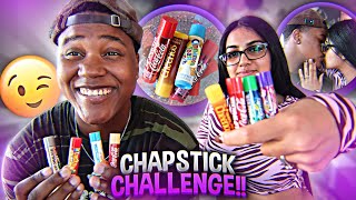 CHAPSTICK KISSING CHALLENGE SPICY [upl. by Arriec865]