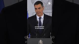 Sánchez promete ayudar ante los destrozos de la DANA quotEspaña entera llora con vosotrosquot [upl. by Kroy811]