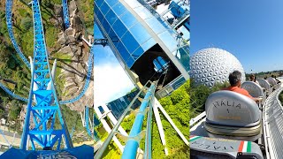 Every Roller Coaster at Europa Park 4K Front Seat and Onride POV [upl. by Eidroj999]