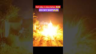 Big Sky Shot 💥😱feuerwerk beautifulfireworks amazingfireworks viralshorts [upl. by Odnam]