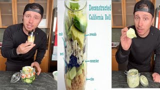 California Roll Cucumber Recipe corey corey b show [upl. by Ariek]