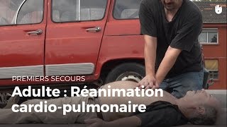 Premiers secours  Adulte  Réanimation cardiopulmonaire  Secourisme [upl. by Enttirb]