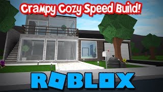 Crampy Cozy  Bloxburg Speed Build ROBLOX [upl. by Marr]