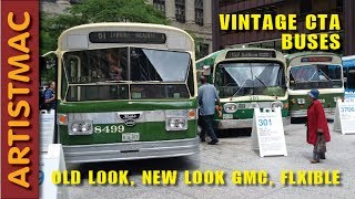 CTA Bus OldLook Flxible Bus New Look GMC Bus and Flxible Bus Nova Bus [upl. by Audres]