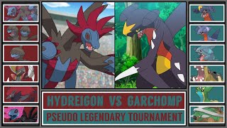 HYREIGON vs GARCHOMP  Pseudo Legendary Pokémon Tournament Battle 2 [upl. by Charlean346]