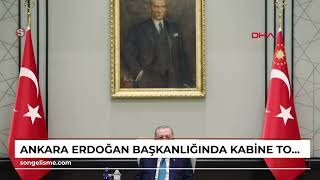 ANKARA Erdoğan başkanlığında kabine toplantısı [upl. by Anaik]