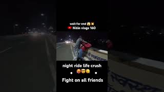 Night ride 🤯🥵 viralshort trinding reels youtuber motovlog nightbikerider crazybiker [upl. by Ellehciram]