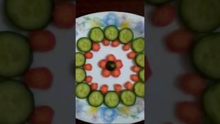 Salad decoration idea  1 [upl. by Lesde]