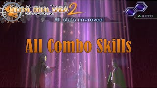 Digital Devil Saga 2  All Combo Skills [upl. by Herriott114]