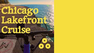 Chicago Lakefront Sunny Morning POV Bike Cruise [upl. by Occer]