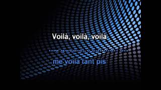 Barbara Pravi  Voila  Karaoke Instrumental Lyrics [upl. by Sup760]