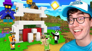 Zbudowaliśmy NOWY DOMEK dla NASZEGO PIESKA w Minecraft [upl. by Palmira163]