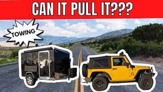 CAN A 2DOOR JEEP PULL A CARGO CAMPER [upl. by Meredeth]